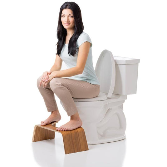Squatty Potty Slim Teak Stool 7 Inch
