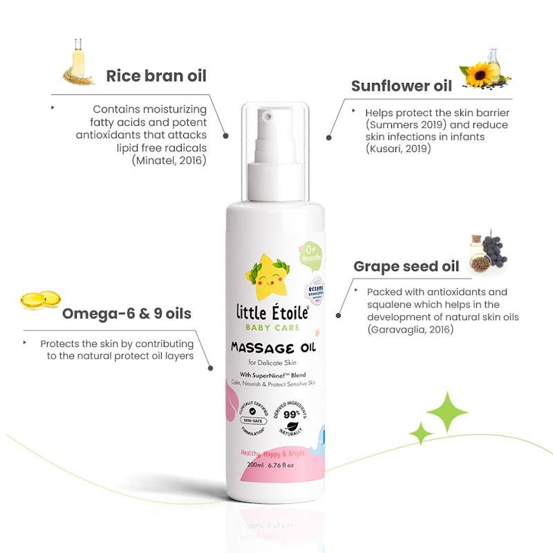 Load image into Gallery viewer, Little Etoile Massage Oil For Delicate Skin (0+ Months) 200ml
