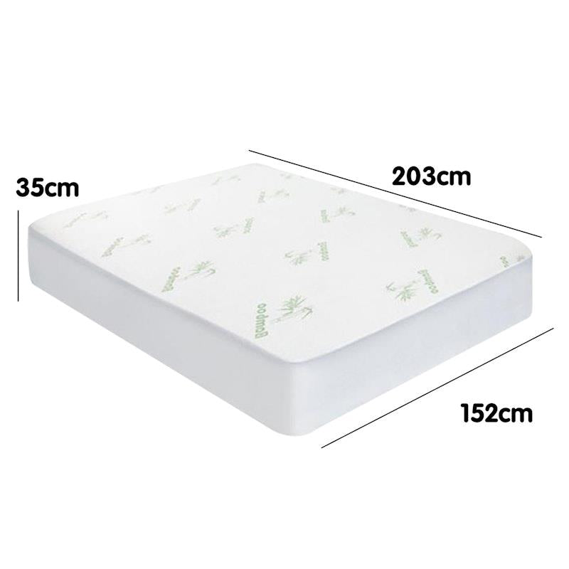 Load image into Gallery viewer, Laura Hill Bamboo Mattress Protector Queen
