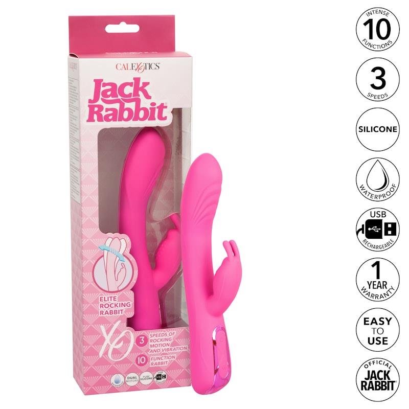 Load image into Gallery viewer, CalExotics Jack Rabbit Elite Rocking Rabbit Pink
