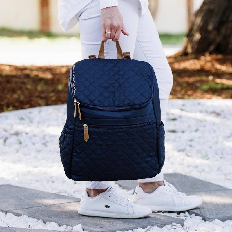 Load image into Gallery viewer, Hannah &amp; Henry Essential Nappy Bag Backpack Navy

