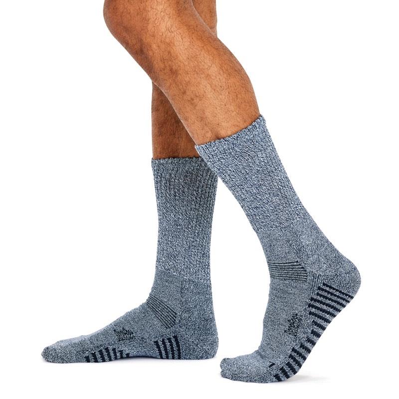 Load image into Gallery viewer, Benefeet 10 pairs of Men's Bamboo Socks - Twisted Navy Size 11-14
