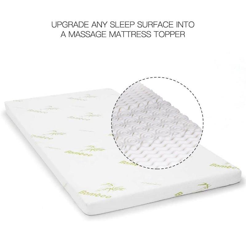 Load image into Gallery viewer, Clevinger 8cm Memory Foam Mattress Topper with Bamboo Cover - Single Size 1pc
