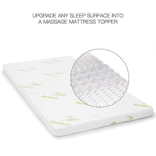 Clevinger 8cm Memory Foam Mattress Topper with Bamboo Cover - Single Size 1pc