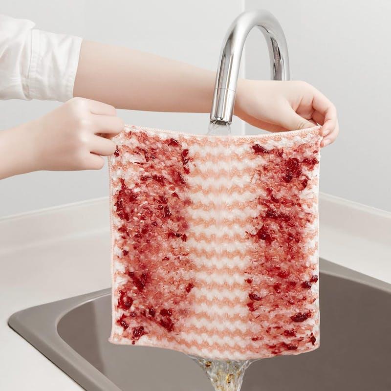 Load image into Gallery viewer, Living Today Super Absorbent Reusable Microfibre Cleaning Cloths 30 x 30 cm 10Pack
