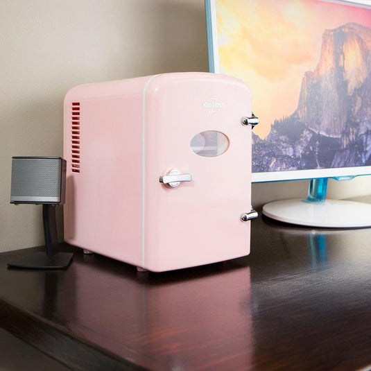 Koolatron Portable Mini Fridge Pink 4 Litre