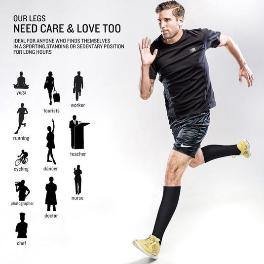 Living Today 2x Miracle Compression Socks - Large/XL Bundle