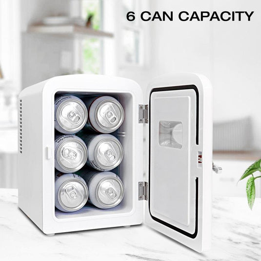 Koolatron Portable Mini Fridge White 4 Litre