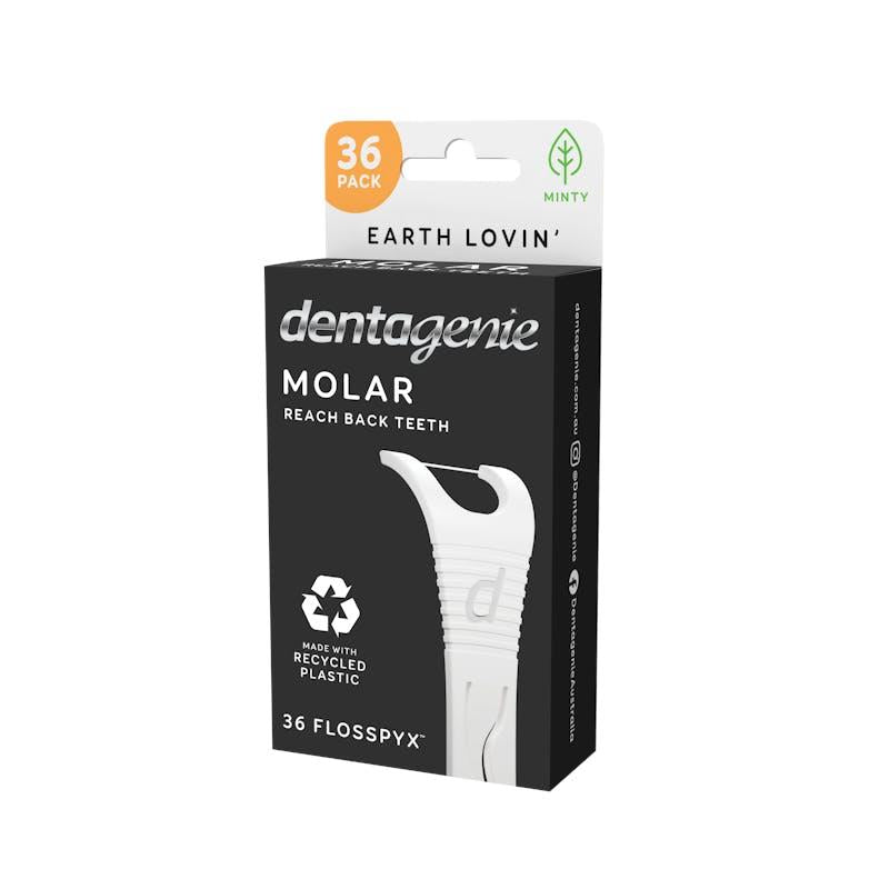 Load image into Gallery viewer, Dentagenie Molar Flosspyx Minty 36 x 3 Multipack
