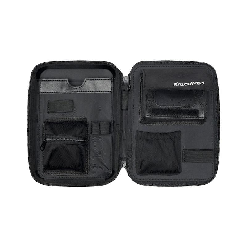 Load image into Gallery viewer, Glucology Travel Bundle Case - Plus, Red/ 2 Pen Pouch - Red/ 3 Sharps
