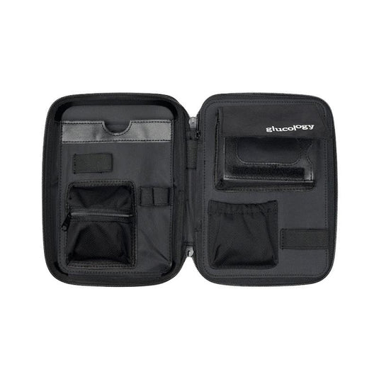 Glucology Travel Bundle Case - Plus, Red/ 2 Pen Pouch - Red/ 3 Sharps