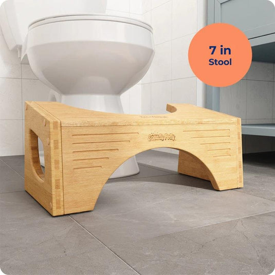 Squatty Potty Flip Bamboo Stool 7 & 9 Inch