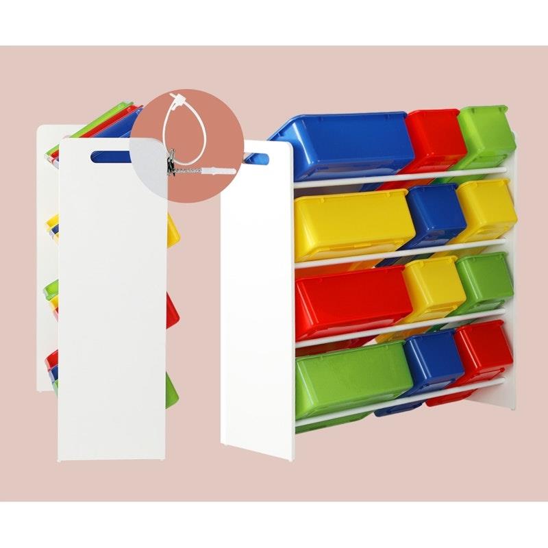 Load image into Gallery viewer, Oikiture Kids Toy Box Organiser 12 Bins Display Shelf Storage Rack Drawer Multicolors
