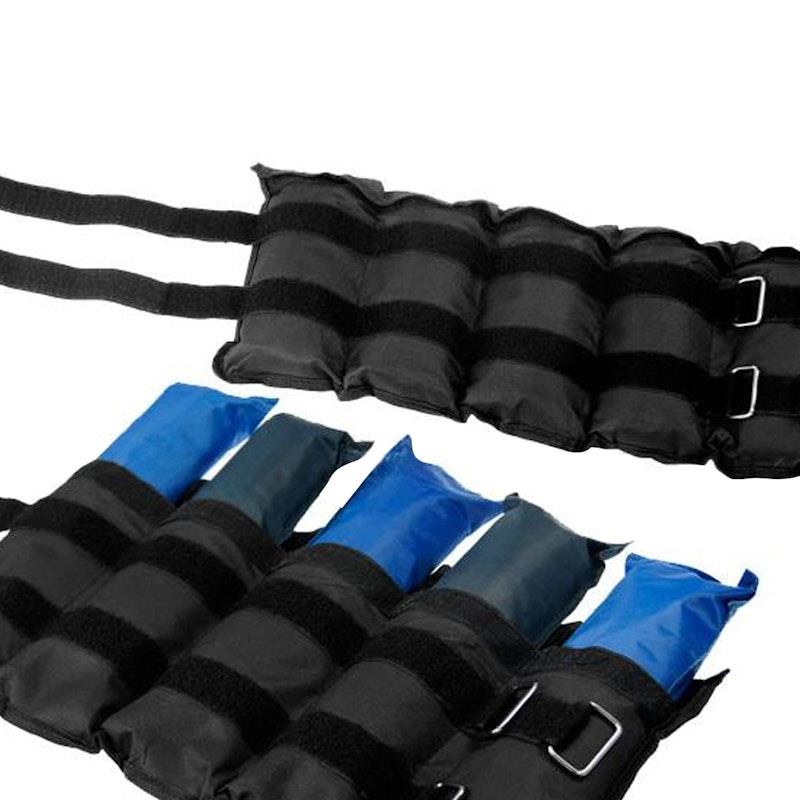 Load image into Gallery viewer, Powertrain Adjustable Ankle Weights Gym Equipment Wrist Fitness Yoga 2x5Kg
