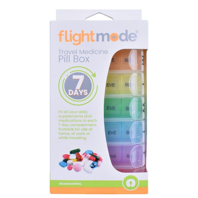 Load image into Gallery viewer, Flightmode 7 Day Travel Pill Box Medicine Organiser with Individual Daily Compartment 1Unit
