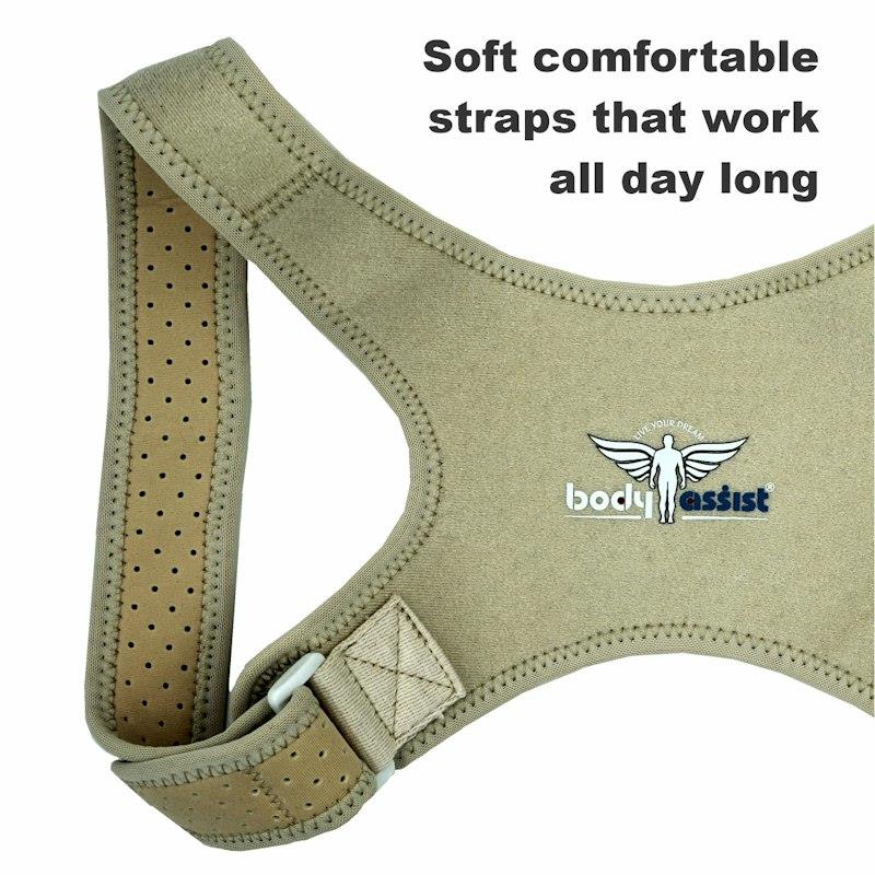 Load image into Gallery viewer, BodyAssist POSTURE CORRECTION STRAP Beige One Size
