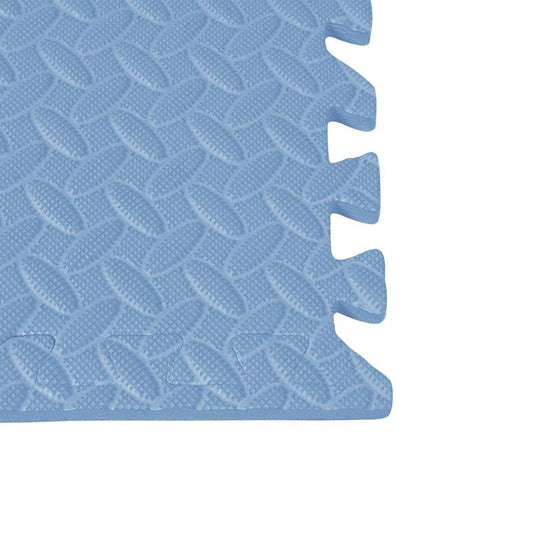 BoPeep EVA Foam Kids Play Mat Floor Baby Crawling Interlocking Waterproof Carpet Blue 4Pack