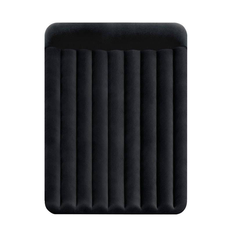 Load image into Gallery viewer, Intex Dura-Beam Classic Inflatable Airbed Mattress w/ Pillow Rest Black Queen
