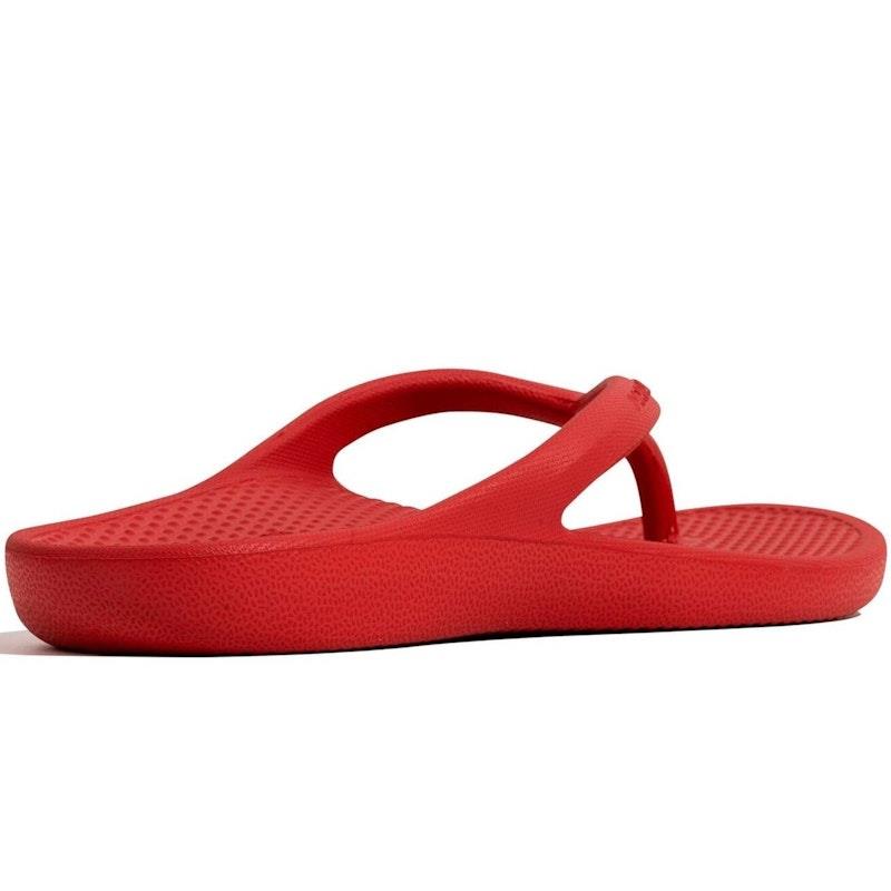 Load image into Gallery viewer, Archline Orthotic Foam Thongs Arch Support Flip Flops Orthopedic Rebound - Red Euro Size 46
