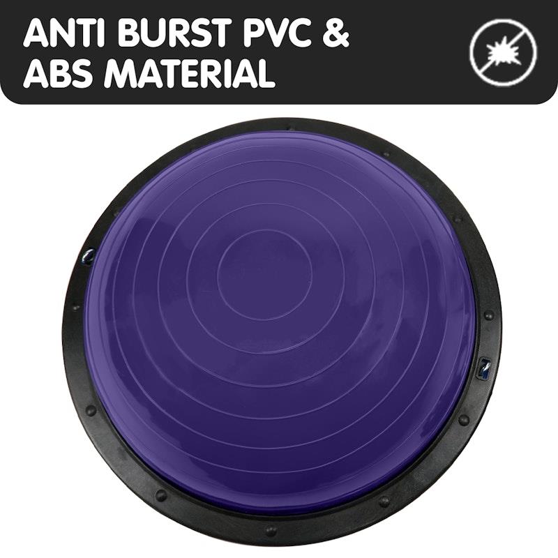 Load image into Gallery viewer, Powertrain Fitness Yoga Ball Home Gym Workout Balance Trainer Purple
