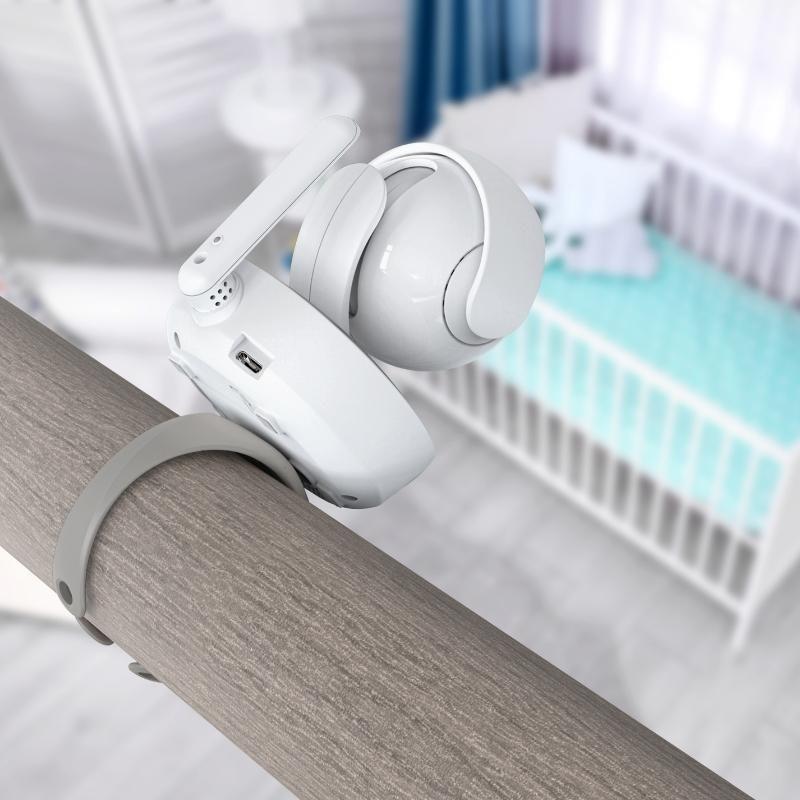 Load image into Gallery viewer, Oricom Smart HD Video Baby Monitor with Motorised Pan-Tilt and Duck Digital Bath and Room Thermometer Bundle

