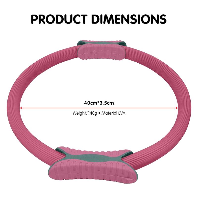Load image into Gallery viewer, Powertrain Pilates Ring Band Yoga Home Workout Exercise Band Pink
