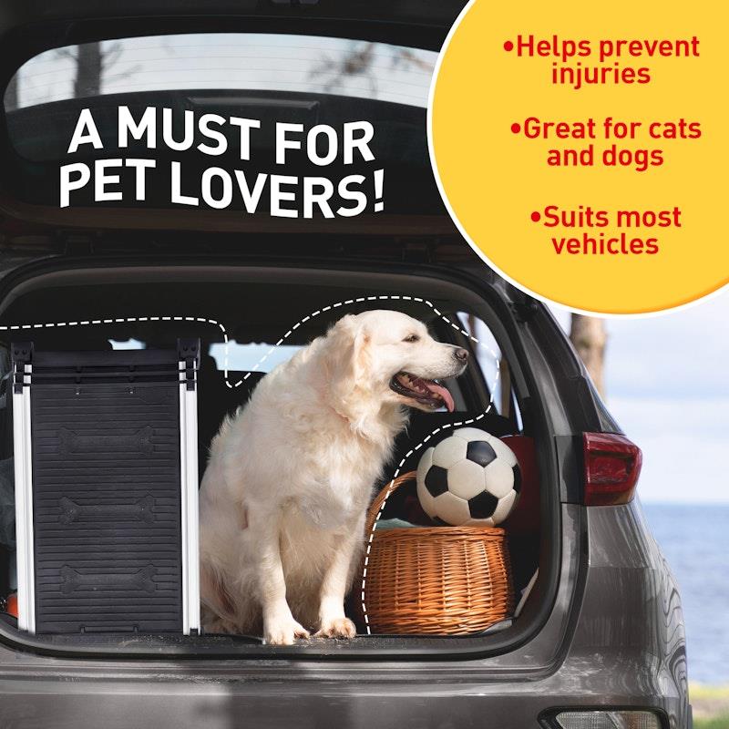 Load image into Gallery viewer, Furtastic Heavy-Duty Aluminium Telescopic Pet Ramp 1Piece
