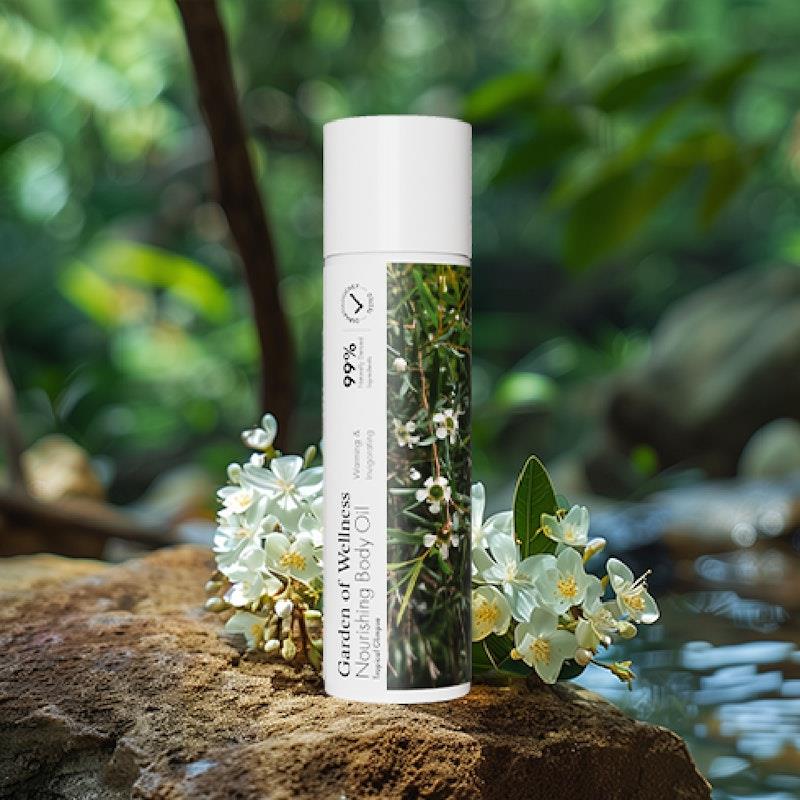 Load image into Gallery viewer, Garden of Wellness Nourishing Body Oil Tropical Glimpse 120ml
