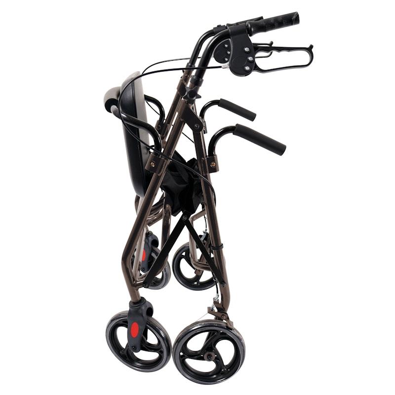 Load image into Gallery viewer, Orthonica Aluminum Rollator Walker Grey
