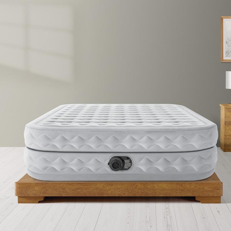 Load image into Gallery viewer, Intex Dura-Beam Deluxe Supreme Air-Flow Air Mattress Queen

