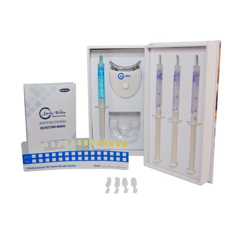 Load image into Gallery viewer, MedeScan Smile-Bright Teeth Whitening System With Bonus Charcoal Powders Bundle
