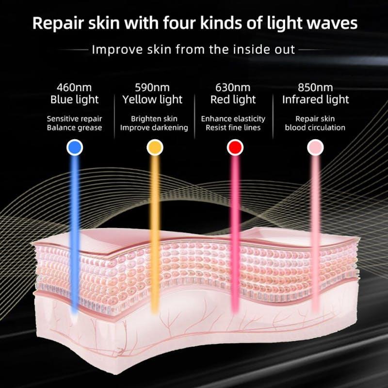 Load image into Gallery viewer, Caremax 8 Color Skin LED Light Therapy Face Mask 1Unit
