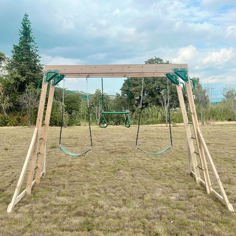 Load image into Gallery viewer, Lifespan Kids Daintree 2-in-1 Monkey Bars &amp; Swing Set One Size
