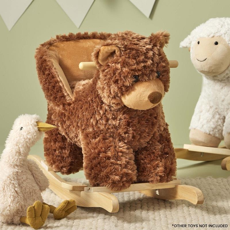 Load image into Gallery viewer, Jiggle &amp; Giggle Soft Plush Toy Rocker Bear
