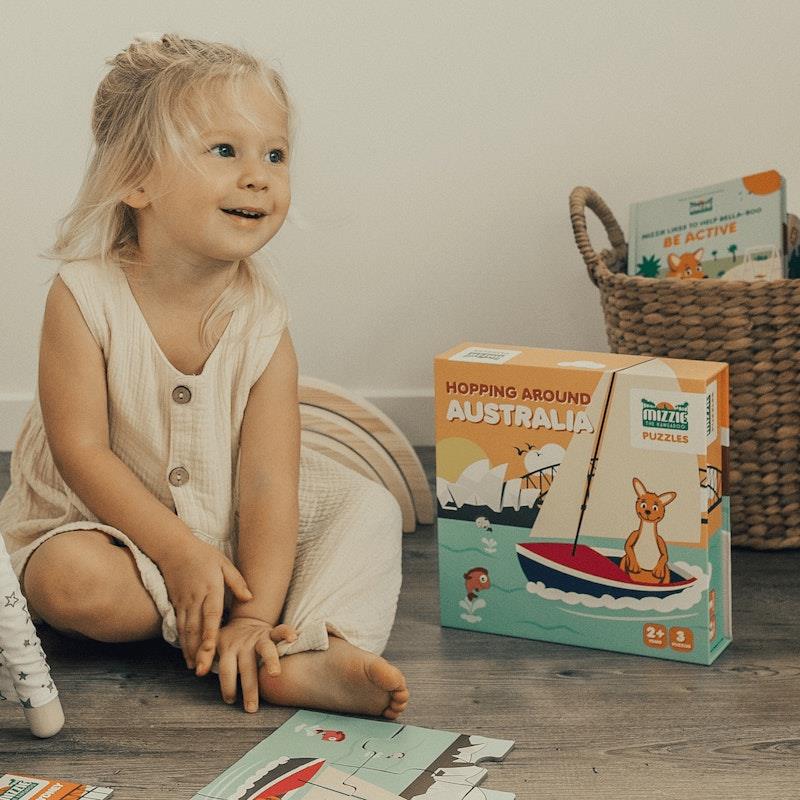 Load image into Gallery viewer, Mizzie The Kangaroo Toddler Birthday Gift Set
