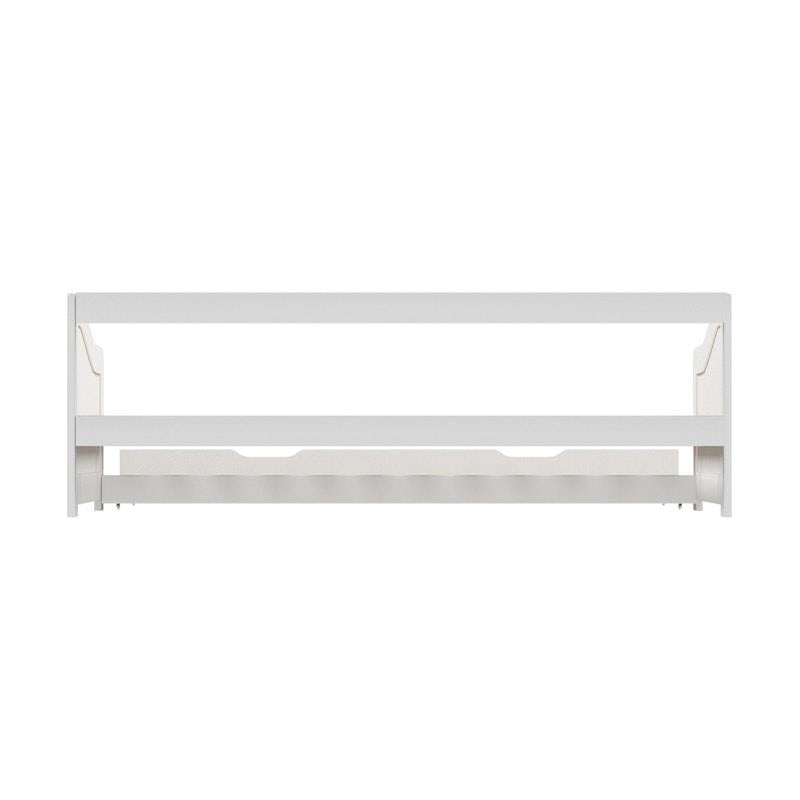 Load image into Gallery viewer, Oikiture Trundle Bed Frame Daybed Single Size Base Timber Wooden Single Beds x2 White
