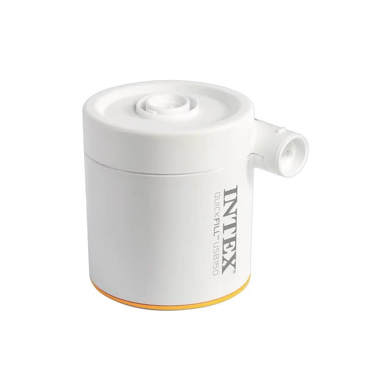 Load image into Gallery viewer, Intex Dura-Beam Prestige Mid-Rise Inflatable Airbed with USB Pump Cream Queen
