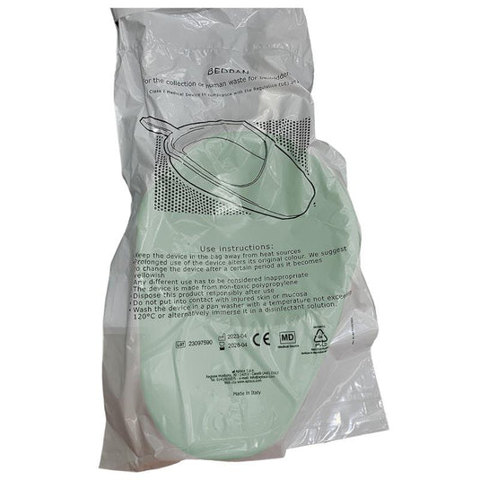 Livingstone Bedpan Slipper Type Autoclavable Plastic 1Piece