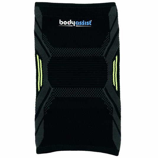 BodyAssist Contoured 4-Way Sports Elastic Knee Sleeve x 2 Bundle Medium