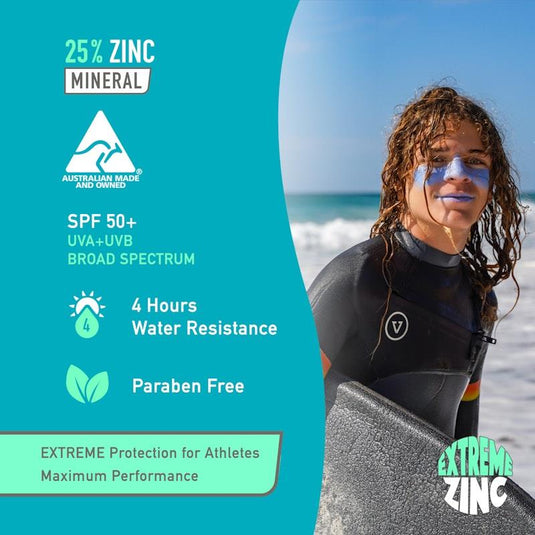 SUN ZAPPER Blue Bay Extreme Zinc Stick SPF 50+ 15g