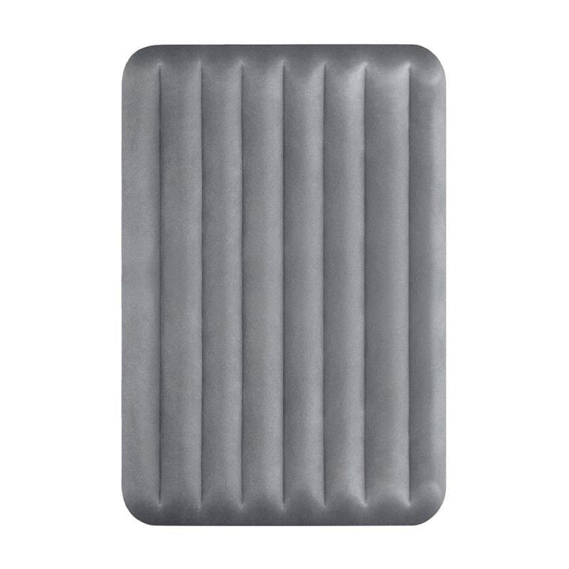 Load image into Gallery viewer, Intex Dura-Beam Prestige Inflatable Airbed with Fastfill USB Pump Gray Queen
