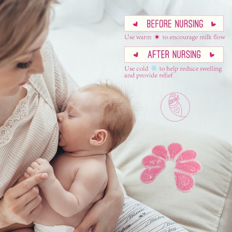 Load image into Gallery viewer, Ninja Mama Breast Therapy Packs - Pack Of 2 (Hot Or Cold) with 2 washable sleeves
