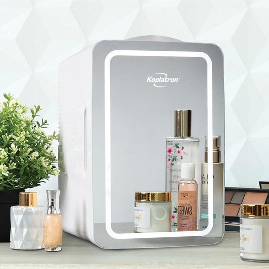 Koolatron Portable Cosmetic Mini Fridge Silver 6 Litre