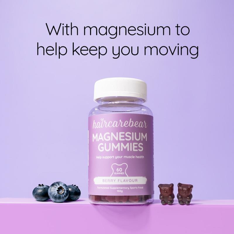 Load image into Gallery viewer, Haircarebear Magnesium Gummies 3x60 Pack
