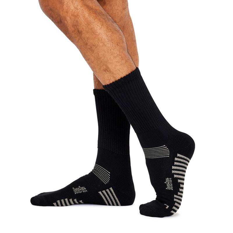Load image into Gallery viewer, Benefeet 10 pairs of Men's Bamboo Socks - Black Size 11-14
