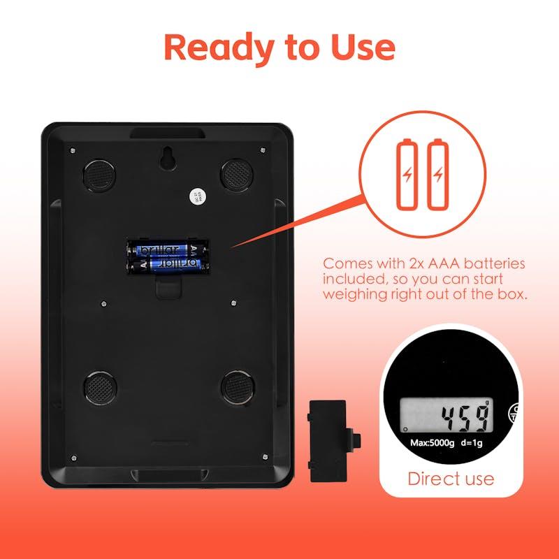 Load image into Gallery viewer, Cook Easy 5KG Digital Glass Kitchen Scale 1Unit
