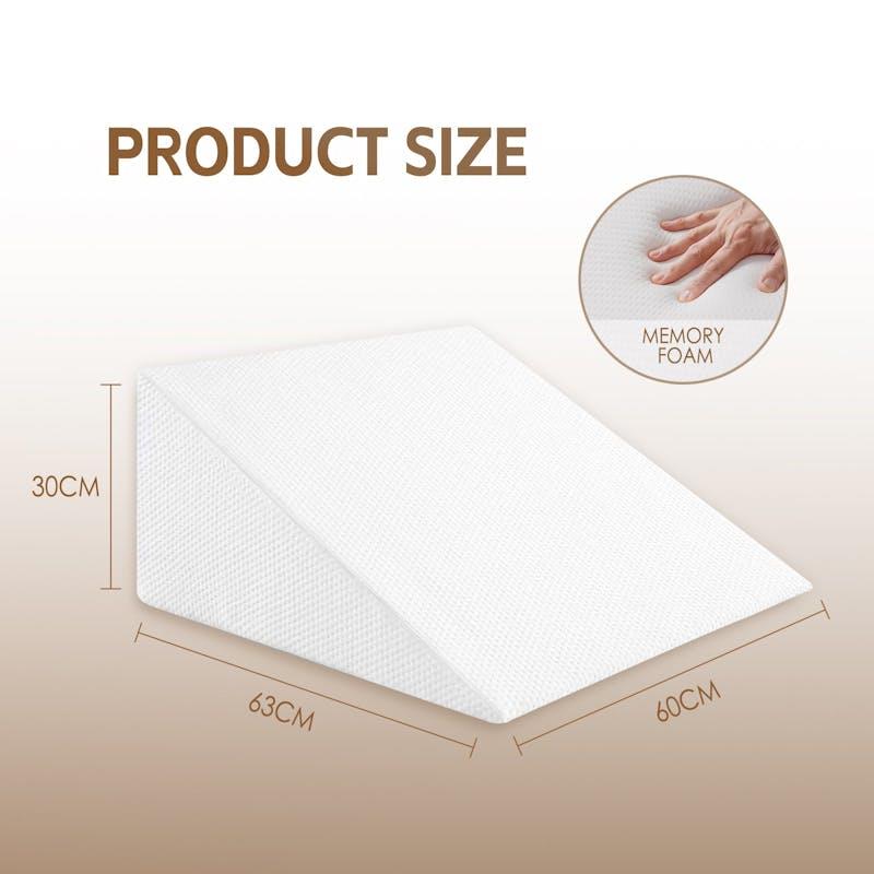 Load image into Gallery viewer, Clevinger Memory Foam Bed Wedge Back Support Pillow 1pc
