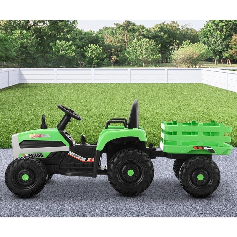 Load image into Gallery viewer, Mazam Kids Ride On Car Tractor 12V Electric Battery Remote Control Green
