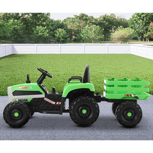 Mazam Kids Ride On Car Tractor 12V Electric Battery Remote Control Green