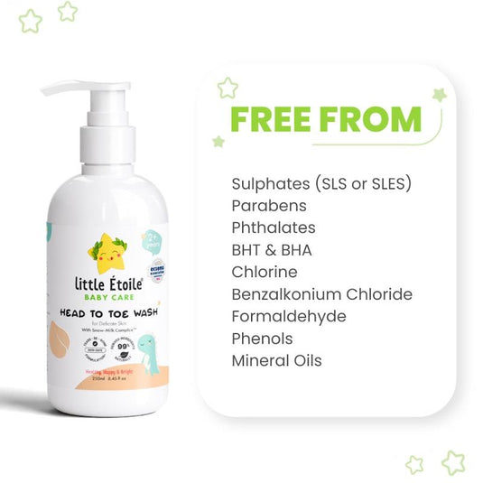 Little Etoile Head to Toe Wash for Delicate Skin (2+ Years) 250ml